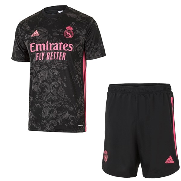 Camiseta Real Madrid 3ª Kit Niños 2020 2021 Negro